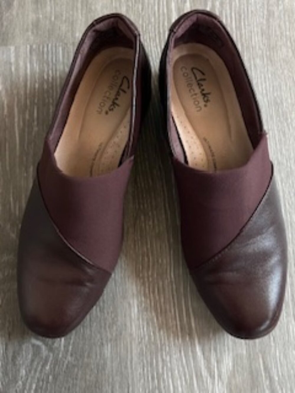 🧡3/15 Clarks Juliet Gem Leather Flat Shoes Women's 5